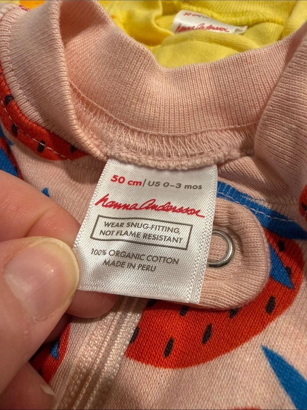 Set of Three Hanna Andersson Zip Up Pajamas